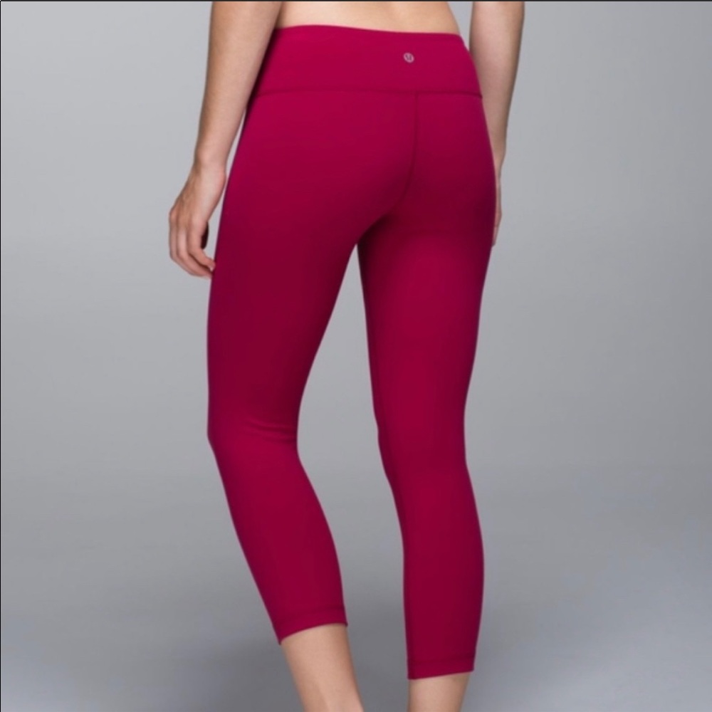Lululemon Wunder Under Crop II Full-On Luon 21" 4
